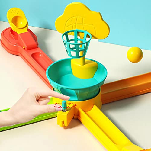 Oyria Juego de Disparos de Pinball Mini Dedo Juego de Mesa de Baloncesto Juguetes multijugador Juego de interacción Entre Padres e Hijos Regalo Educativo para niños Juego de Mesa de Mini Baloncesto