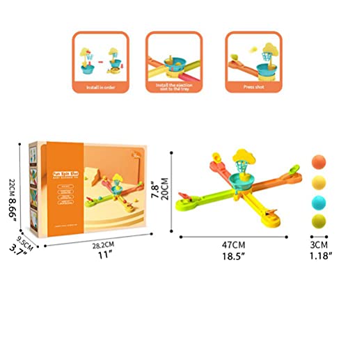 Oyria Juego de Disparos de Pinball Mini Dedo Juego de Mesa de Baloncesto Juguetes multijugador Juego de interacción Entre Padres e Hijos Regalo Educativo para niños Juego de Mesa de Mini Baloncesto