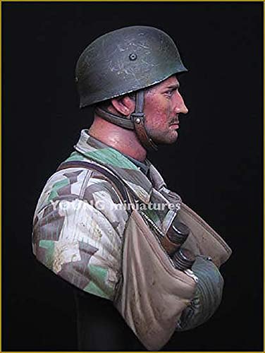 PANGCHENG 1/10 Fallschirmjager Battalion 500 Drvar 1944, Busto de Resina GK, Tema Militar de la Segunda Guerra Mundial, Segunda Guerra Mundial sin Recubrimiento Sin Color