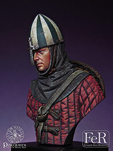 PANGCHENG 1/16 Norman Warrior, Hastings, 1066 Kit de Resina Busto GK El Tema de la Guerra Antigua Sin Recubrimiento Sin Color