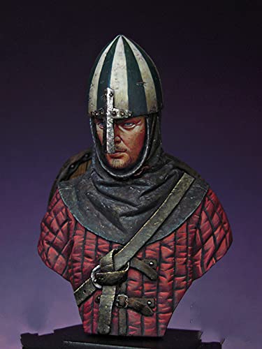 PANGCHENG 1/16 Norman Warrior, Hastings, 1066 Kit de Resina Busto GK El Tema de la Guerra Antigua Sin Recubrimiento Sin Color