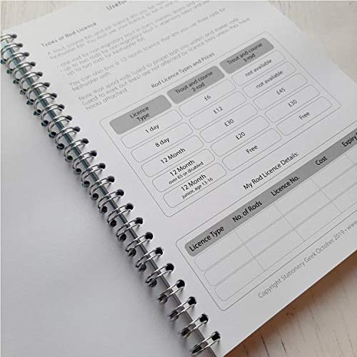 Papelería Geek Angling Logbook - A5