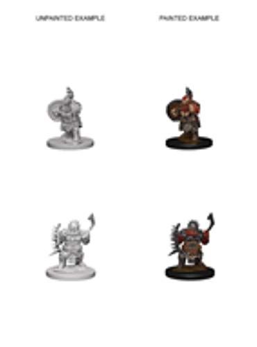 Pathfinder Roleplaying Game Unpainted Miniatures: Dwarf Male Barbarian