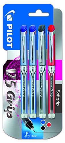 Pilot Spain BXGPN-V5 V-5 Grip - Rotulador tinta líquida, 4 unidades, multicolor