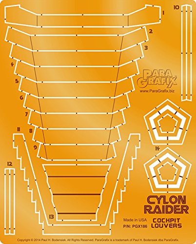 Platts Cylon Raider for Cockpit Louver Detail Plastic PGX186