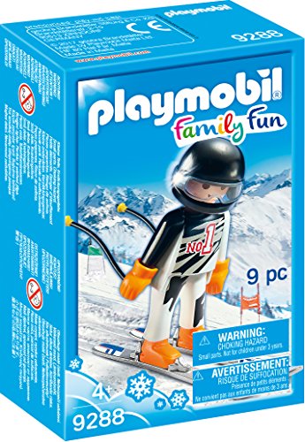 PLAYMOBIL- Esquiador, Multicolor, única (9288)