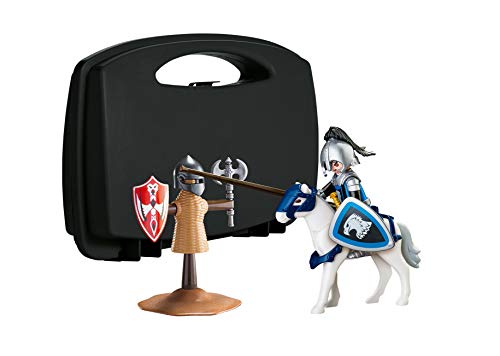 PLAYMOBIL- Maletín de Entrenamiento para Caballero Juguete, Multicolor (geobra Brandstätter 70106)