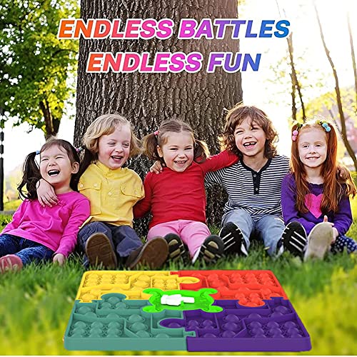 Pop Gigante it, XXL Fidget Toys Interactivo Push pop bubble Juguetes Antiestres Sensoriales Juego de Mesa, Enorme Among Us Juguete para Adultos y Niños y Necesidades Especiale para el Autismo