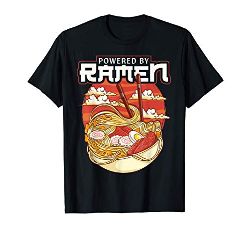 Powered By Ramen Cute & Funny Anime Kawaii Camiseta