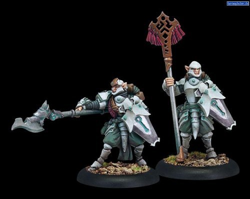 Privateer Press - Warmachine - Retribution: Halberdier Officer & Standard Model Kit