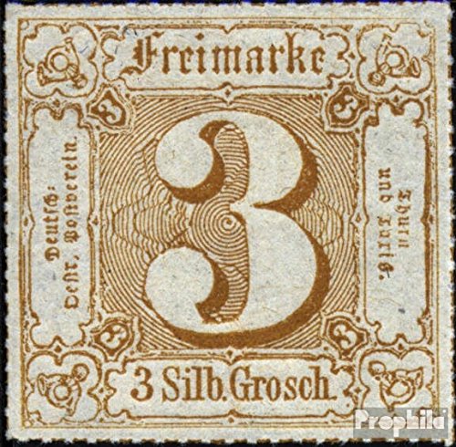 Prophila Collection Thurn y Taxis 50 1866 cifra (Sellos para los coleccionistas)