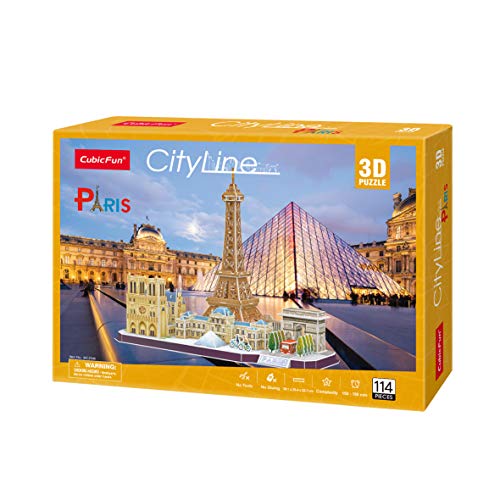 Puzzle 3D - Puzzles 3D para Adultos Y Niños, Maquetas para Montar, Rompecabezas 3D (Paris)