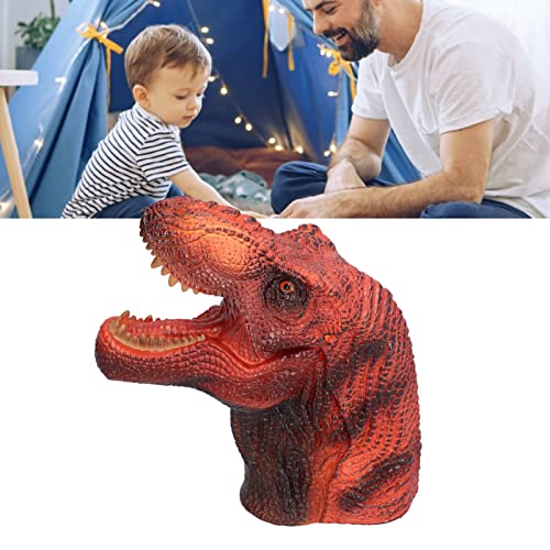 QITERSTAR Marionetas de Mano de Dinosaurio, Juguetes de Mano de Dinosaurio de Goma Realistas, Juego de Roles Interactivo No Tóxico para la Narración de Historias de Fiestas