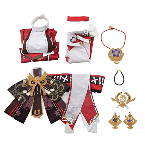 QMJHHW Traje De Cosplay, Genshin Impact Cosplay - Traje De Cosplay Yae Miko Modelo Femenino, Adecuado para Actuaciones De Anime