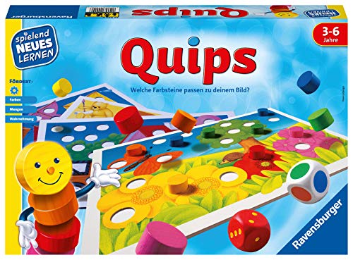 Ravensburger 24920 – Quips – Juego y Aprendizaje para niños, Juego Educativo para niños de 3 – 6 años, Aprendizaje Nuevo para 2 – 4 Jugadores