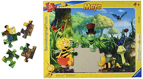 Ravensburger Spieleverlag La Abeja Maya y Sus Amigos, Puzzle para niños, 33 Piezas, 5086