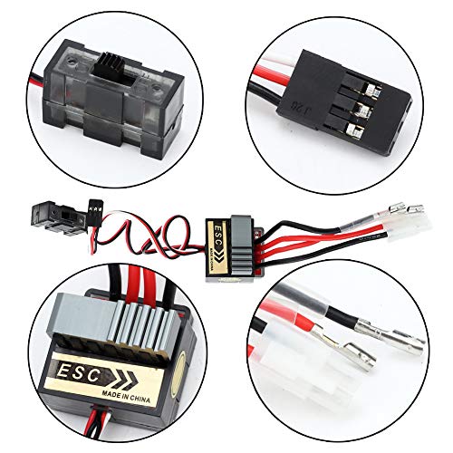 RC Car ESC, RC Car Speed Controller, Componentes electrónicos RC Crawler Car para 1/10 RC Car RC Truck RC Boat