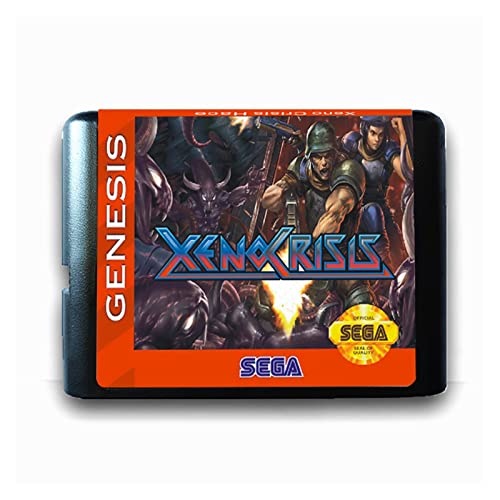 Red plum GAOHEREN 16 bits Maryland Carta de Juego Crisis Xeno Incluya la Caja de Venta al por Menor for Sega Genesis Mega Drive GHR (Color : Green)