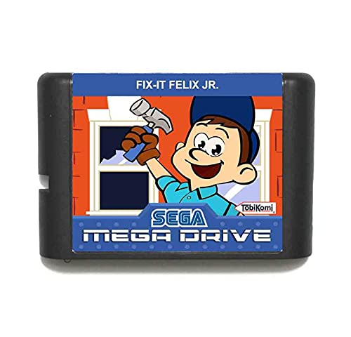 Red plum GAOHEREN Arreglarlo Felix jr 16 bit Maryland Tarjeta de Juego con Ajuste de la Caja al por Menor para Sega Megadrive/Genesis GHR (Color : EU Box Art)