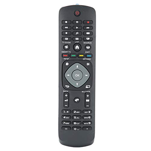 Reemplazo de Control Remoto Universal para Philips TV con Pantalla LCD LED, Funciona con la mayoría de los televisores Philips