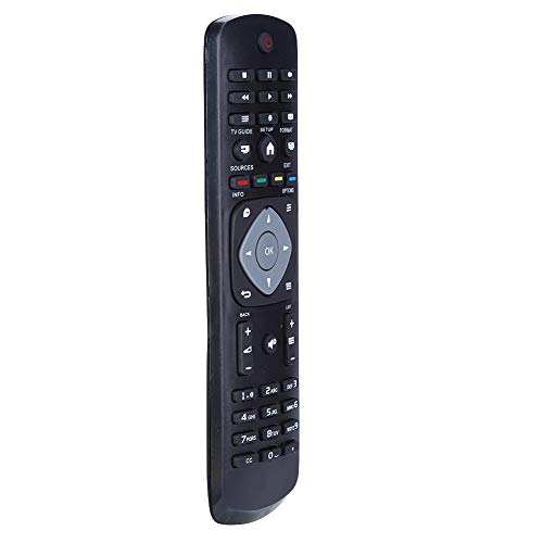 Reemplazo de Control Remoto Universal para Philips TV con Pantalla LCD LED, Funciona con la mayoría de los televisores Philips