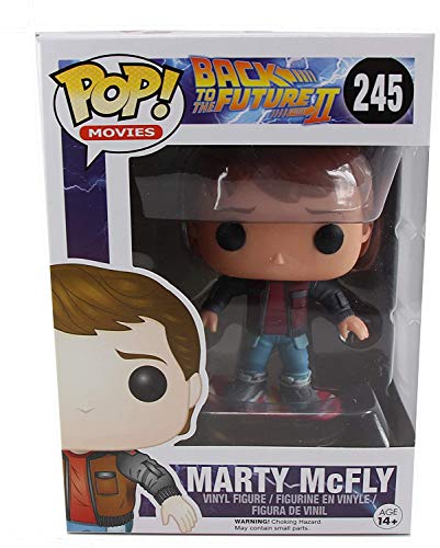 Regreso al Futuro II POP! Movies Vinyl Figura Marty McFly Hoverboard 10 cm