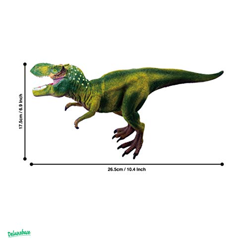 Réplica Aventura Animal - Tiranosaurio Rex de Deluxebase. Réplica de Juguete con la Figura de Dinosaurio. Juguete con la Figura de Animal jurásico de Gran tamaño para niños