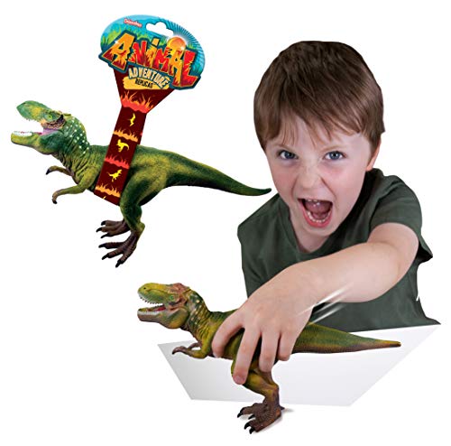 Réplica Aventura Animal - Tiranosaurio Rex de Deluxebase. Réplica de Juguete con la Figura de Dinosaurio. Juguete con la Figura de Animal jurásico de Gran tamaño para niños