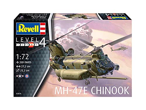 Revell 03876 3876 GmbH Revell - Kit de Modelo de plástico Chino (1:72 MH-47, Multicolor, 1/72 mm)