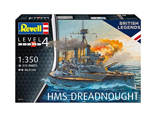 Revell- HMS Dreadnought Accesorios, Color Plateado (05171)