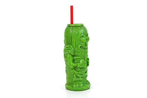 Rick and Morty Pickle Rick 22oz Geeki Tikis Plastic Tumbler