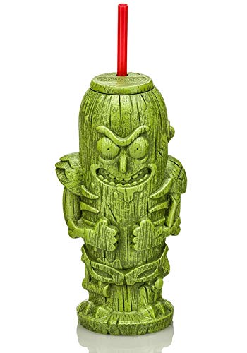 Rick and Morty Pickle Rick 22oz Geeki Tikis Plastic Tumbler