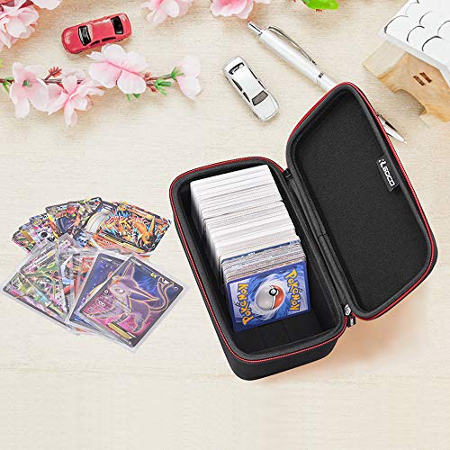 RLSOCO Funda de Transporte para Pokémon Trading Cards con un Mangas de Tarjetas , Se Adapta a 500 Tarjetas（Tarjetas & Mangas de Tarjetas no Incluidas）