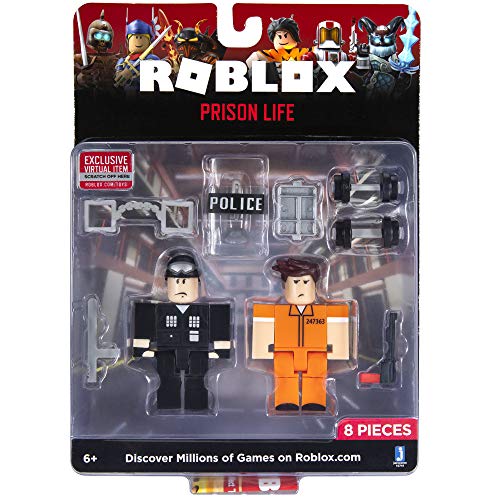 Roblox 10741 Prison Life Game Pack Kids Toy Figure Playsets