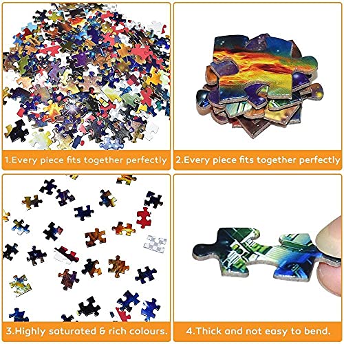 Rompecabezas 1000 Piezas -Pastor Alemán En La Cima De La Montaña -Puzzles Para Adultos,Puzzle Creativo Para Adultos,Regalos De Cumpleaños / Navidad / Halloween Para Niños Y Adultostamaño:70X50Cm