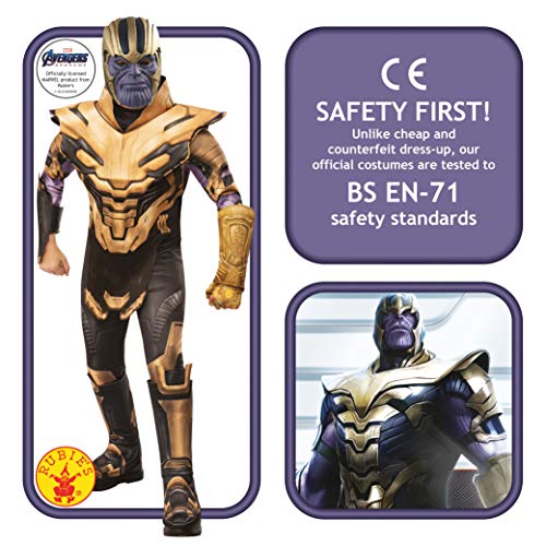 Rubies Disfraz infantil oficial de Avengers Endgame Thanos, tamaño mediano, edad 5-7, altura 132 cm