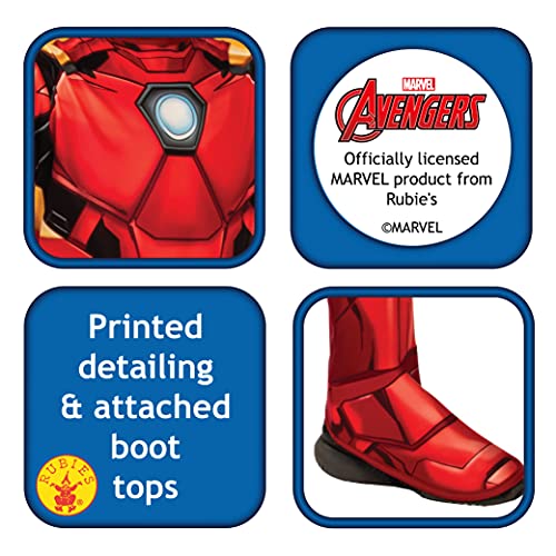 Rubies Disfraz oficial Marvel Iron Man, talla S- 5-6 años 702024-S