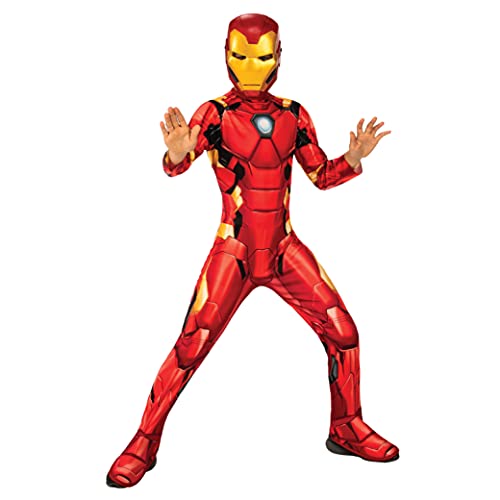 Rubies Disfraz oficial Marvel Iron Man, talla S- 5-6 años 702024-S