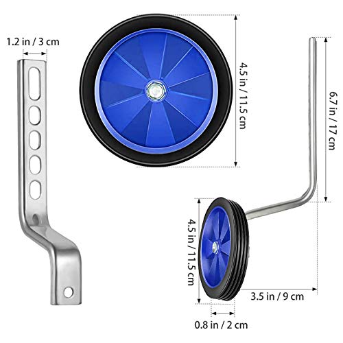 Ruedas De Entrenamiento De Bicicleta,Ruedas Estabilizadoras,Ruedas de Apoyo para Niños,Ruedas Niño Bicicleta,Ruedas de Entrenamiento Bicicleta Infantil,Estabilizador de Bicicleta (B4)