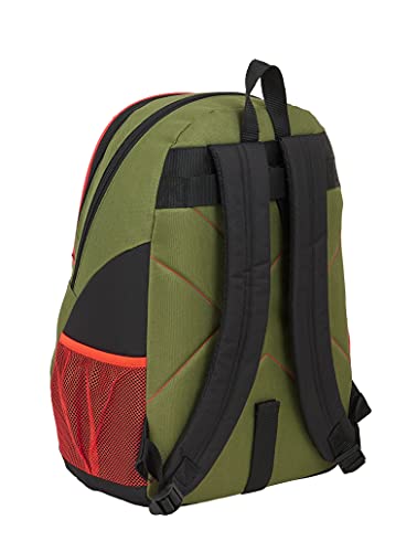 Safta Mochila Escolar de Munich Dynamo, 320x160x440 mm, Verde