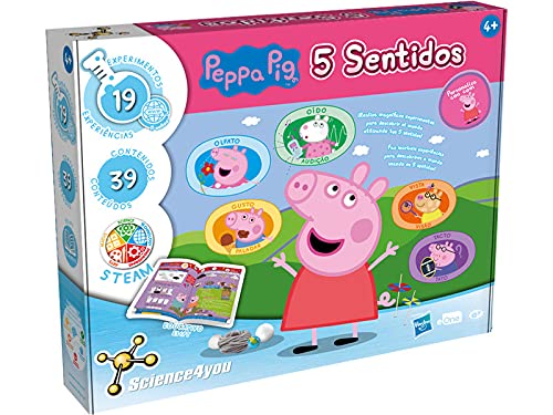 Science4you Science4you-Peppa, 5 Sentidos, Juego para 4+ años, Serie 'Peppa Pig', Multicolor (SY-80003060)