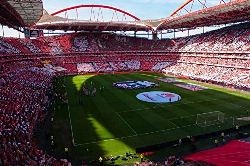 SDBRKYH Estadio da Luz Modelo, Estadio do Sport Lisboa e Benfica Edificio del Gimnasio del Club 3D Puzzle Los Aficionados colecciona Souvenirs