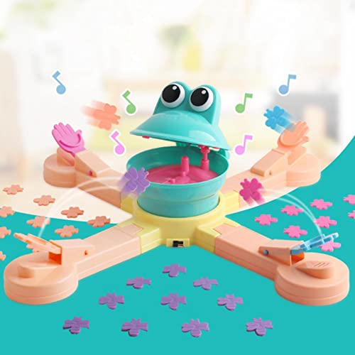 sharprepublic Juegos de Mesa alimentando pequeñas Ranas Juguetes educativos interactivos para Padres e Hijos, Juego de Mesa multijugador Interactivo para Comer Rana