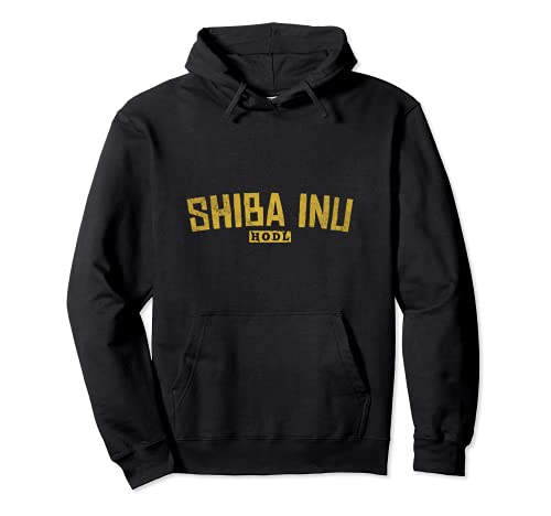 Shiba Inu HODL Vintage Cryptocurrency Blockchain Crypto Coin Sudadera con Capucha