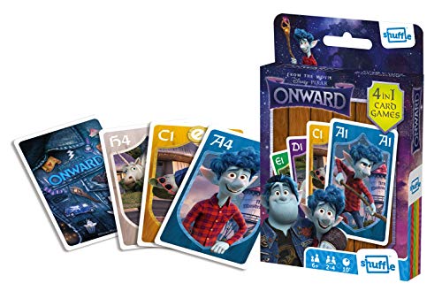 Shuffle Juegos de Cartas para niños – 4 en 1 Snap, Pares, familias Felices y Juego de acción, guía de Juego incluida, Gran Regalo para niños Mayores de 6 años