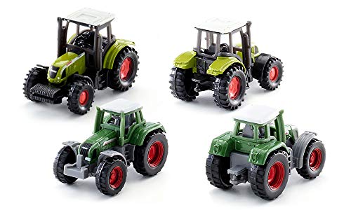 Siku Super 6286 - Set de regalo, 5 vehículos agrícolas en miniatura (escala 1:64) , color/modelo surtido