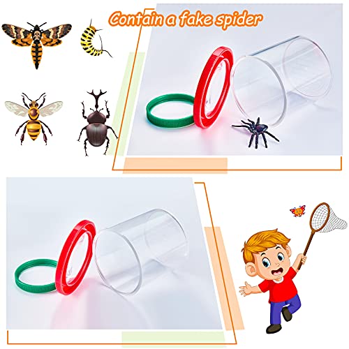 Skylety 2 Caja de Insectos de Aumento Visor de Insectos de Bicho Contenedor de Lupa de Insecto Tarro Jaula de Insecto Cojijo para Niños Herramienta Exploración Naturaleza Ciencia (Estilo Elegante)