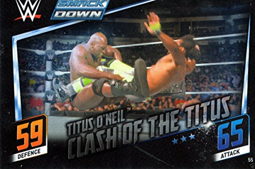 Slam Attax Entonces ahora para siempre 55. Titus O'Neil Signature Move