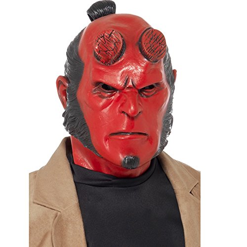 Smiffy´s Hellboy Máscara, Látex