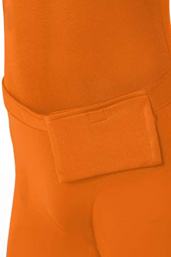 Smiffys-21741L Miffy Traje Ajustado al Cuerpo, con Bolso Canguro, bragueta Invisible y Abertura bajo la Barbilla, Color Naranja, L-Tamaño 42"-44" (Smiffy'S 21741L)